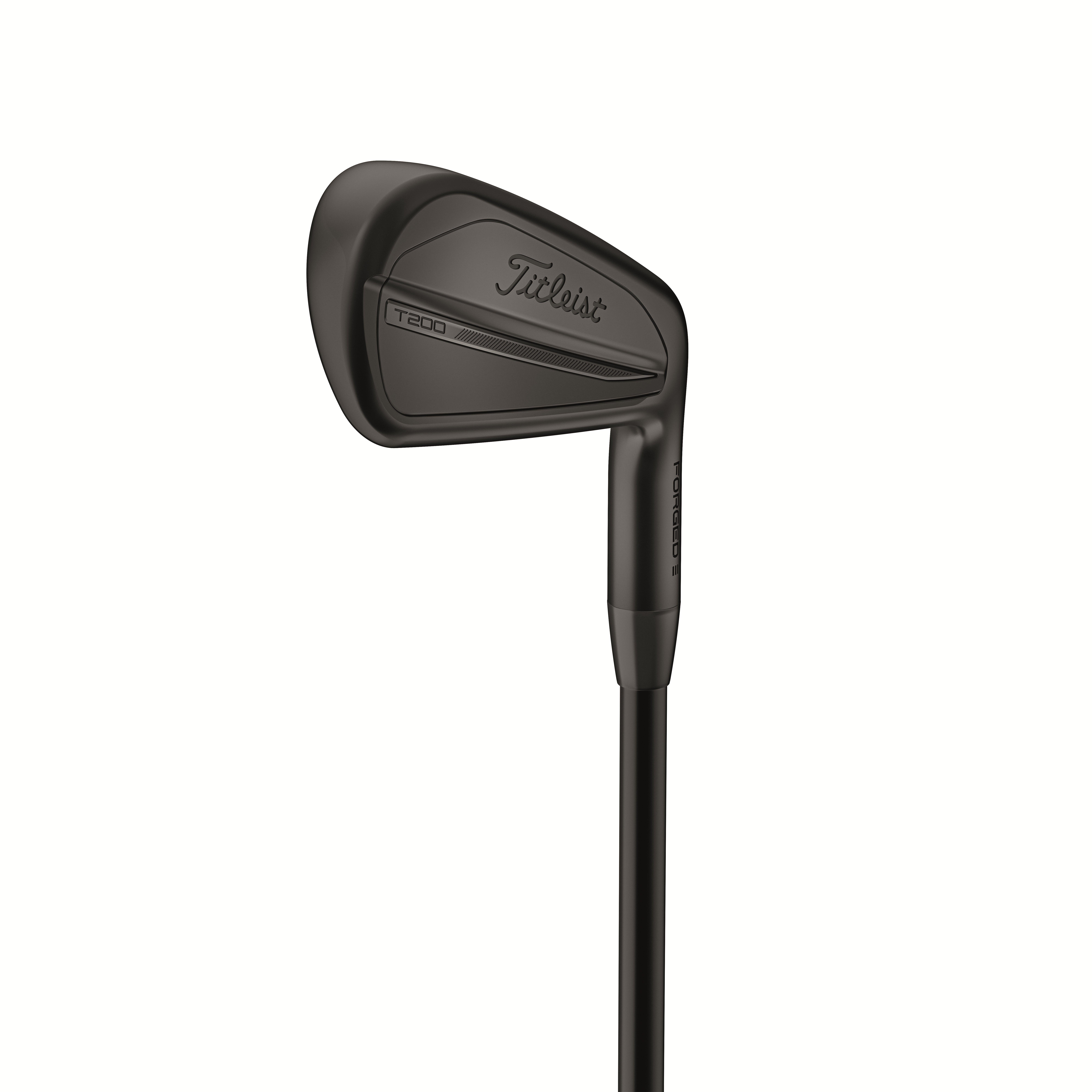 Limited Edition - T200 4-PW Black Iron Set With Steel Shafts